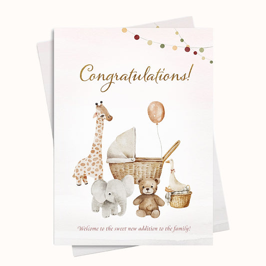 Congratulations New Baby Greeting Card