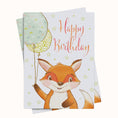 Load image into Gallery viewer, Cute Fox Birthday Card
