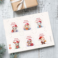 Load image into Gallery viewer, Cute Animals Christmas Gift Tags
