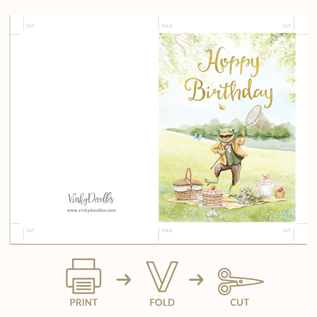 Hoppy Birthday Greeting Card