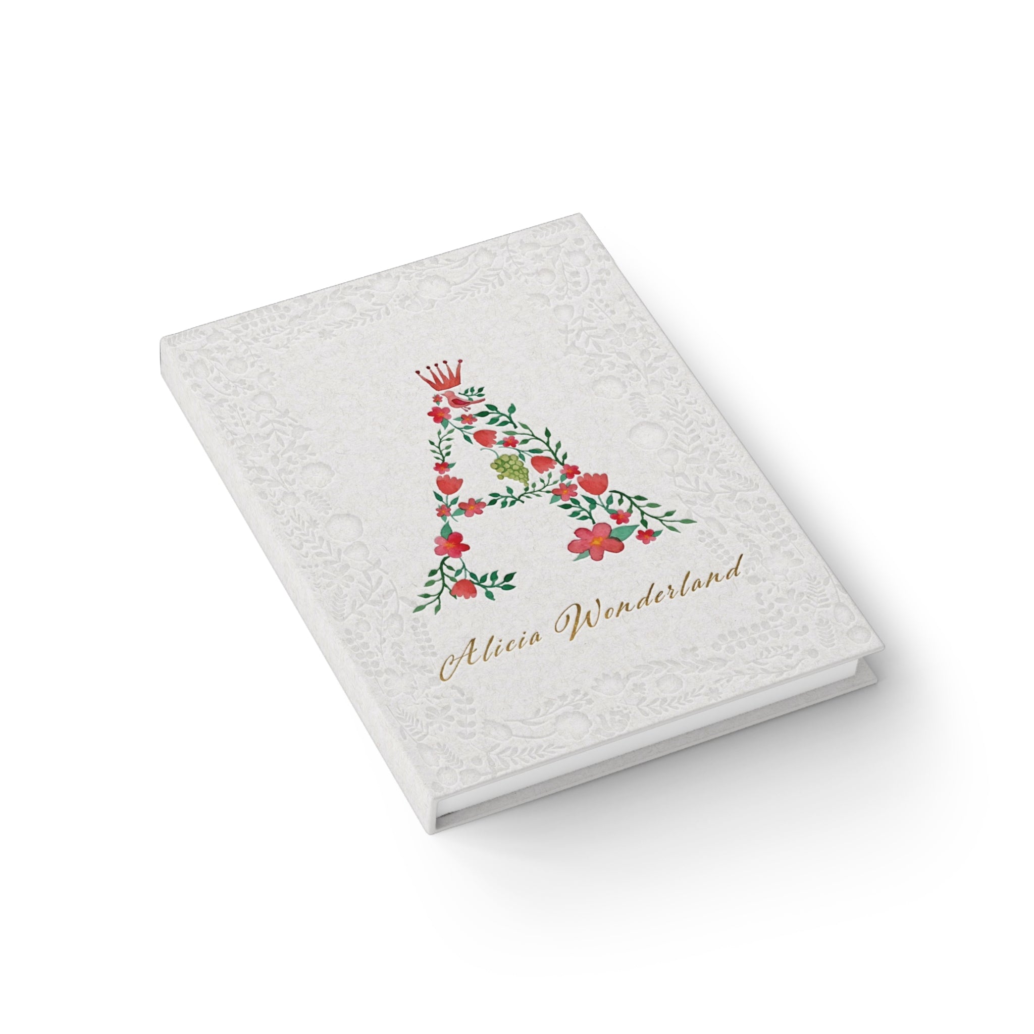 Monogram journal with custom name