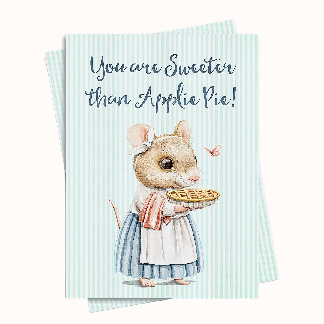 Sweeter than Pie Greeting Card