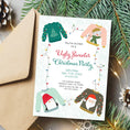 Load image into Gallery viewer, Ugly Sweater Holiday Party Invitation
