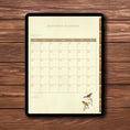 Load image into Gallery viewer, Victorian Era Inspired Vintage Digital Notebook and Planner with floral and bird illustrations
