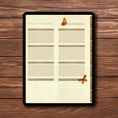 Load image into Gallery viewer, Victorian Era Inspired Vintage Digital Notebook and Planner with floral and bird illustrations
