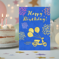 Load image into Gallery viewer, Vespa Brithday Printable Card 
