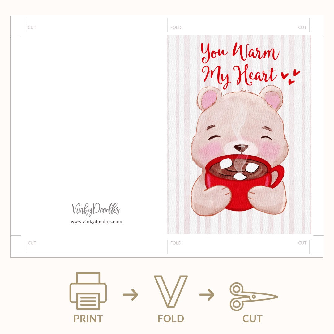 You Warm My Heart Greeting Card