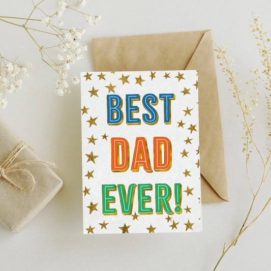Best Dad Fathers day greeting card printable