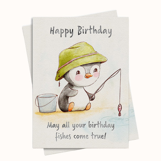 fishing birthday card printable 