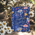 Load image into Gallery viewer, Magical Moth Garden Birthday Greeting Card Printable
